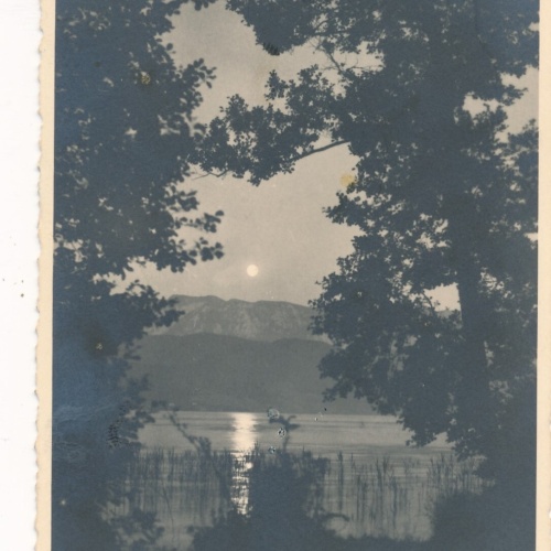 AK aus Attersee Mondnacht Oberösterreich Ansichtskarte (8533)