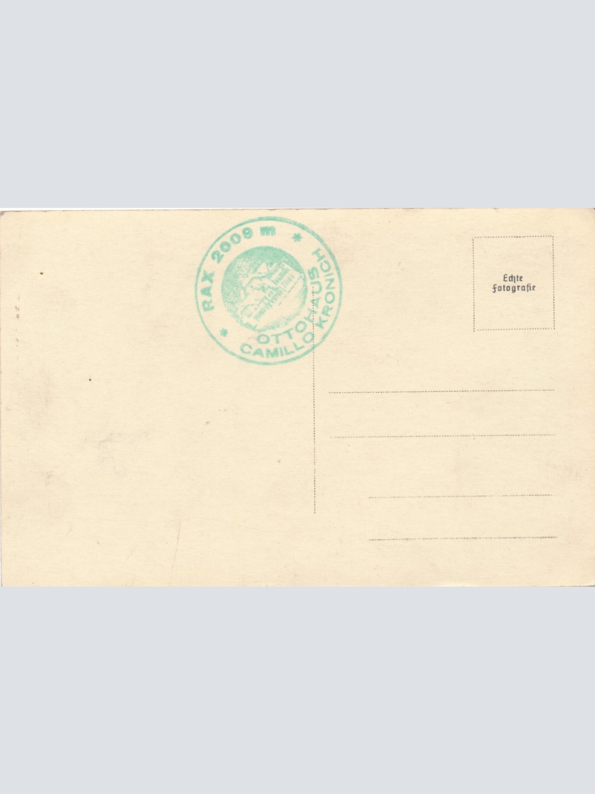 AK von der Rax Alpe mit Ottohaus Niederösterreich Ansichtskarte (8088)