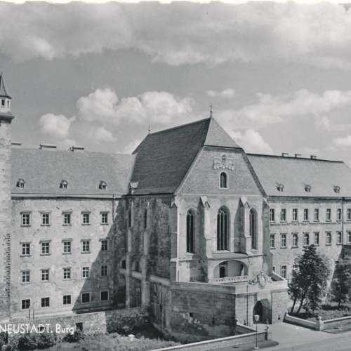 AK aus Wiener Neustadt mit Burg Niederösterreich Ansichtskarte (8105)