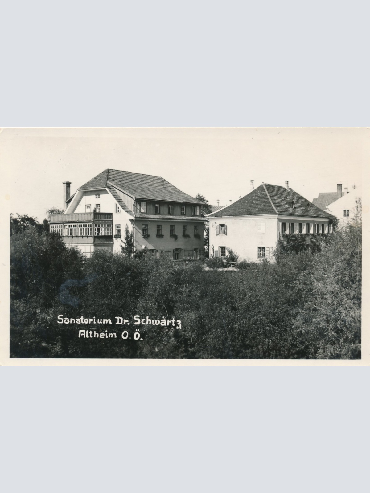 AK aus Altheim mit Sanatorium Oberösterreich Ansichtskarte (8527)
