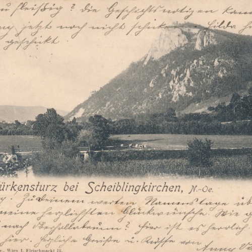 AK Türkensturz bei Scheiblingkirchen Niederösterreich Ansichtskarte (8126)