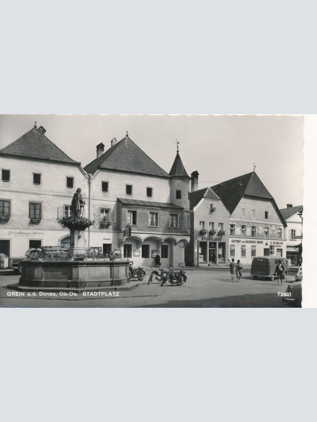 AK aus Grein an der Donau Stadtplatz Oberösterreich Ansichtskarte (8520)