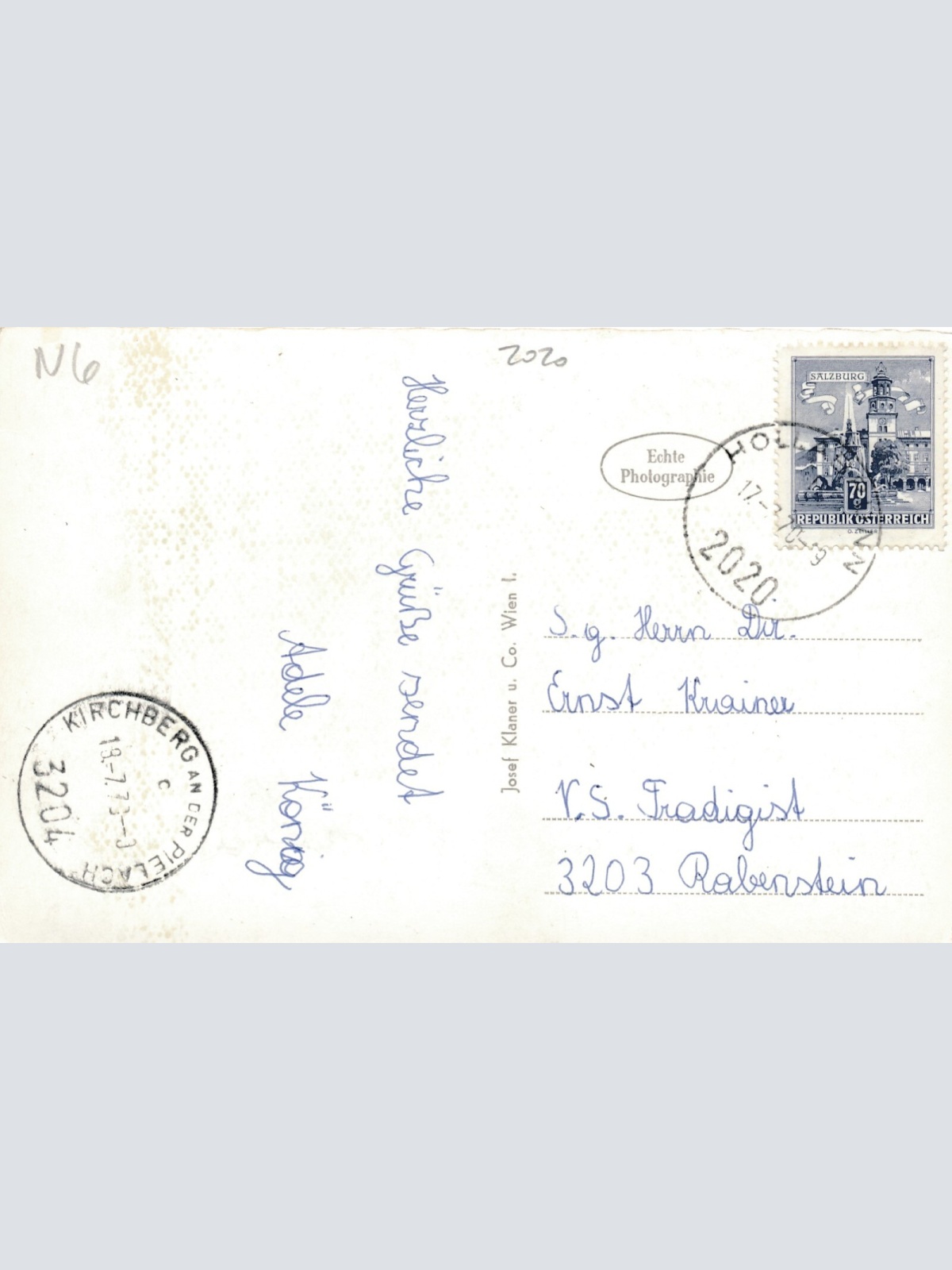 AK aus Mittergraben mit Fachhochschule Niederösterreich Ansichtskarte (8118)