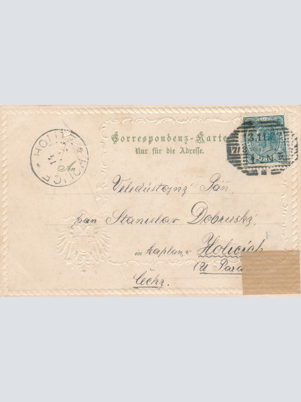 Präge - Litho - Karte aus Wien Kaiserliches Lustschloss Schönbrunn Wien (6581)