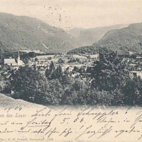 AK aus Bad Ischl mit Loser Oberösterreich Ansichtskarte (8476)