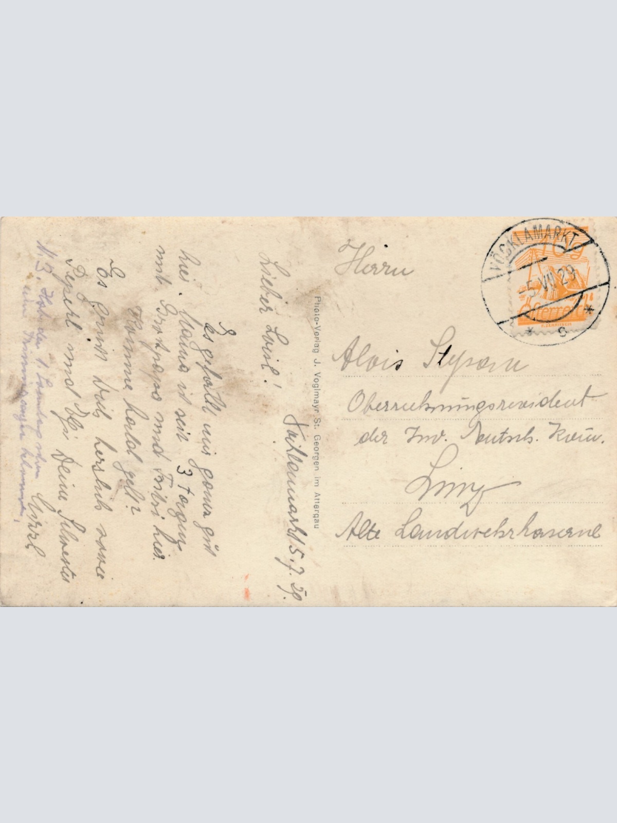 AK aus Vöcklamarkt Oberösterreich Ansichtskarte (8485)