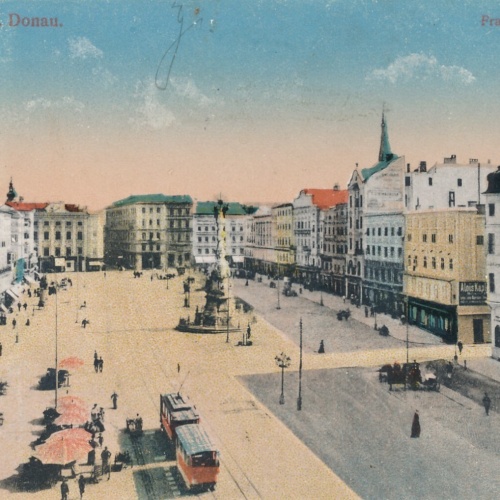 AK aus Linz an der Donau Franz Josef Platz Oberösterreich Ansichtskarte (8471)