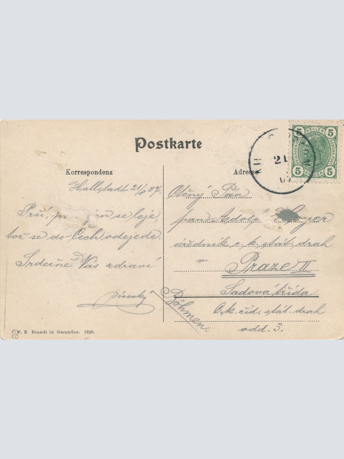 AK aus Hallstatt Oberösterreich Ansichtskarte (8466)