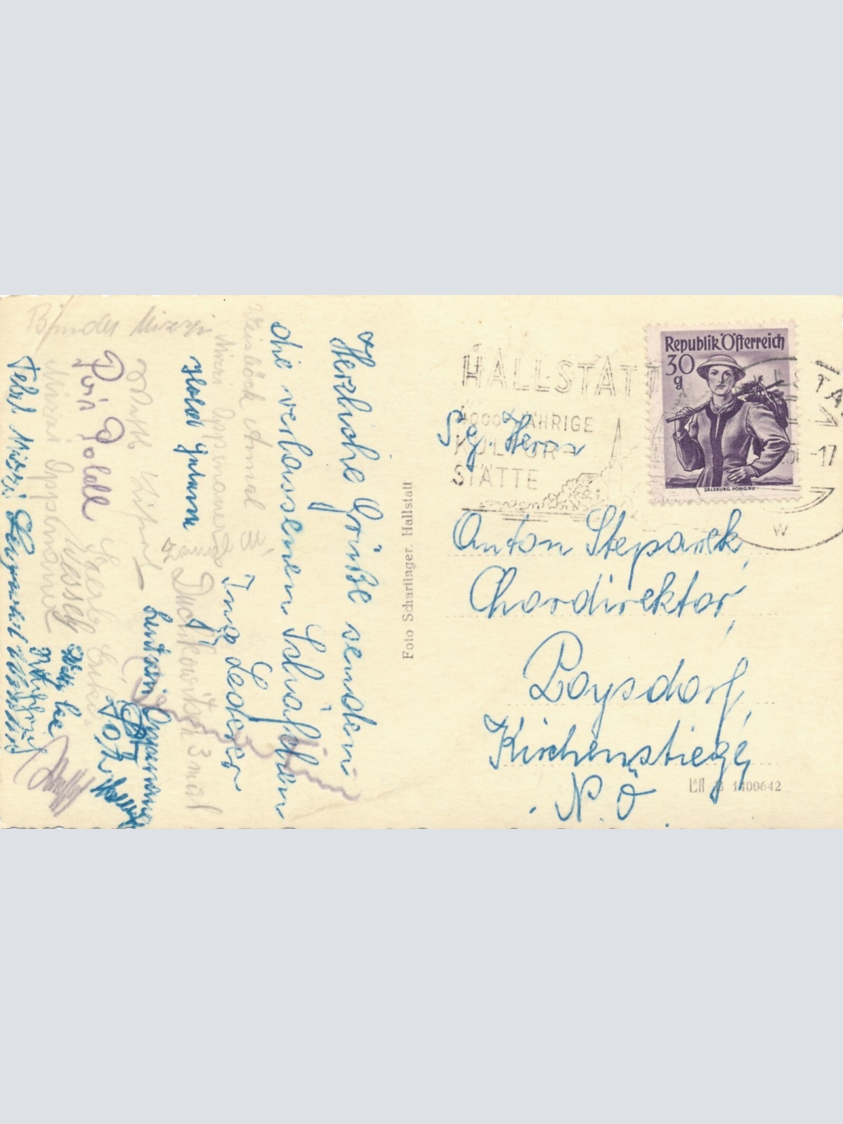 AK aus Hallstatt Oberösterreich Ansichtskarte (8467)