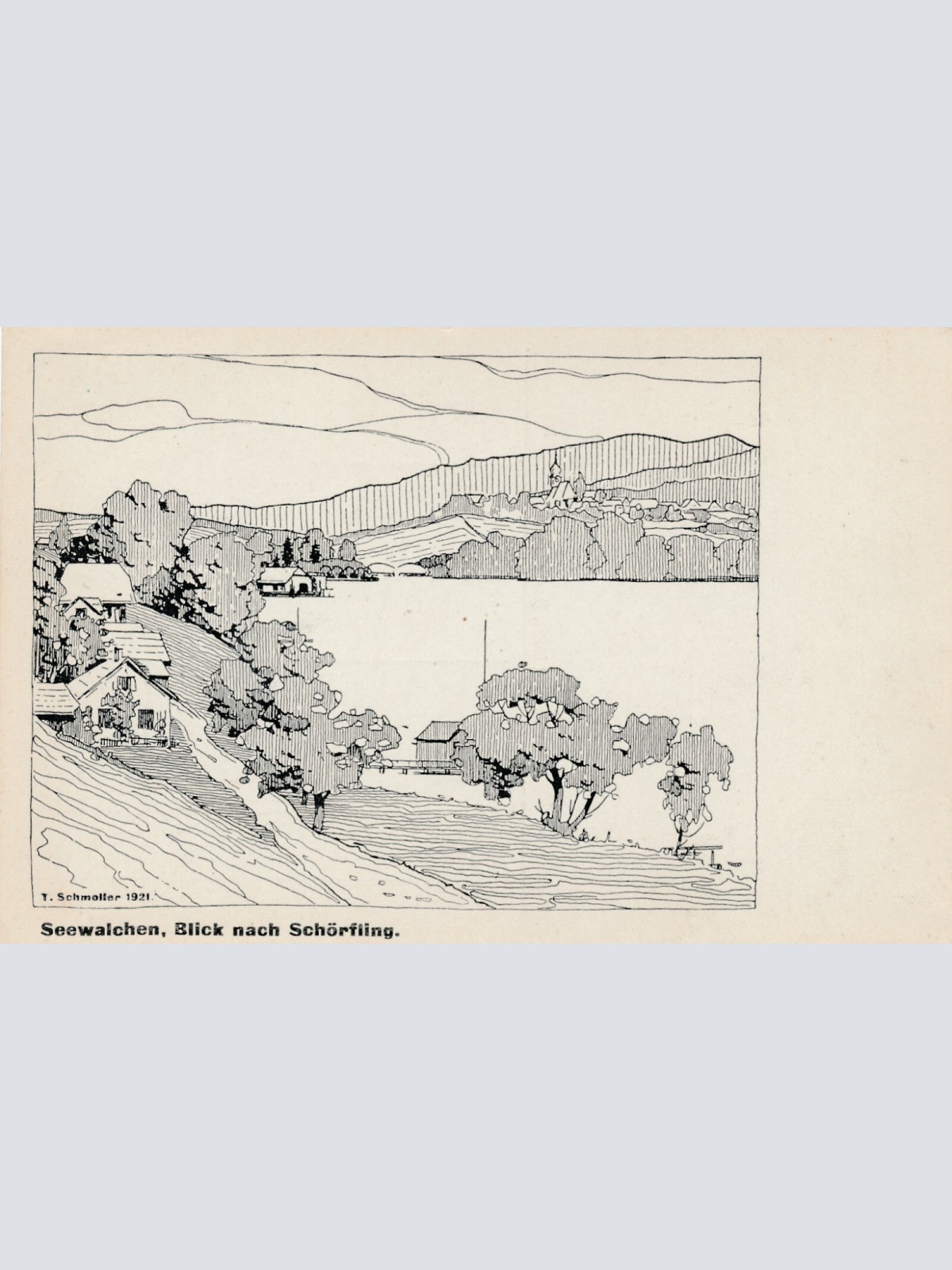 AK aus Seewalchen von T.Schmoller Oberösterreich Ansichtskarte (8488)