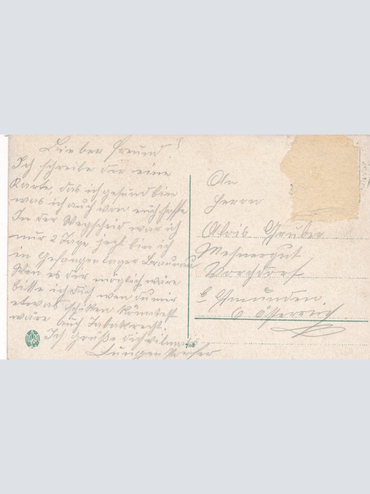 AK aus Braunau am Inn mit Simbach Oberösterreich Ansichtskarte (8492)