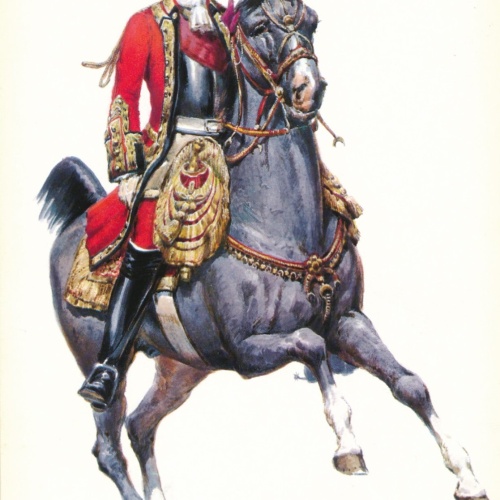 AK Uniform Großbritannien 1747 Field Marshal Colonel Ansichtskarte (8716)