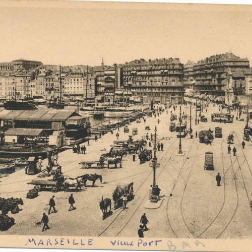 AK aus Marseille am Hafen Frankreich Ansichtskarte (8584)