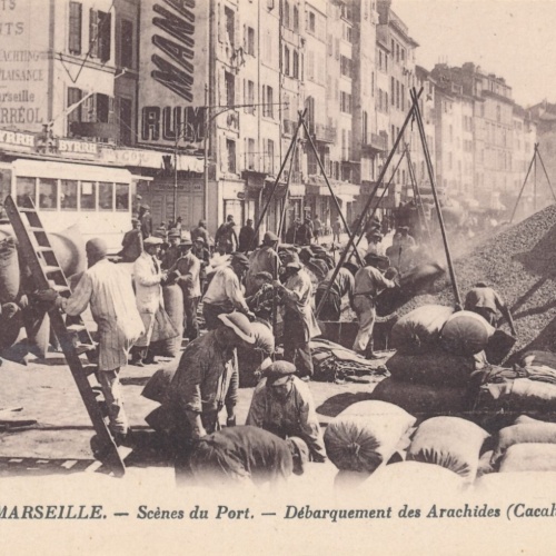 AK aus Marseille am Hafen Frankreich Ansichtskarte (8577)