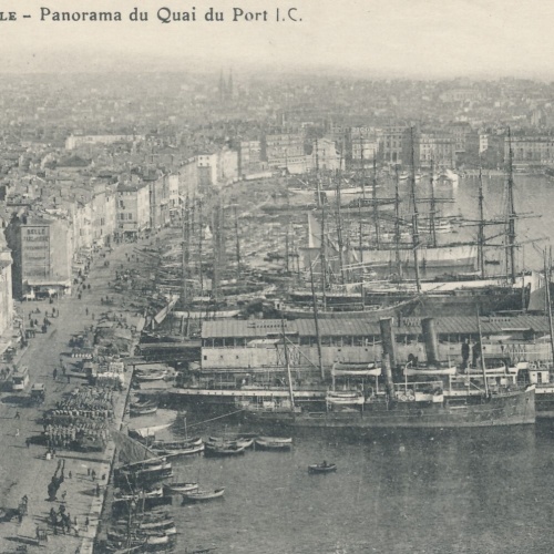 AK aus Marseille am Hafen Frankreich Ansichtskarte (8583)