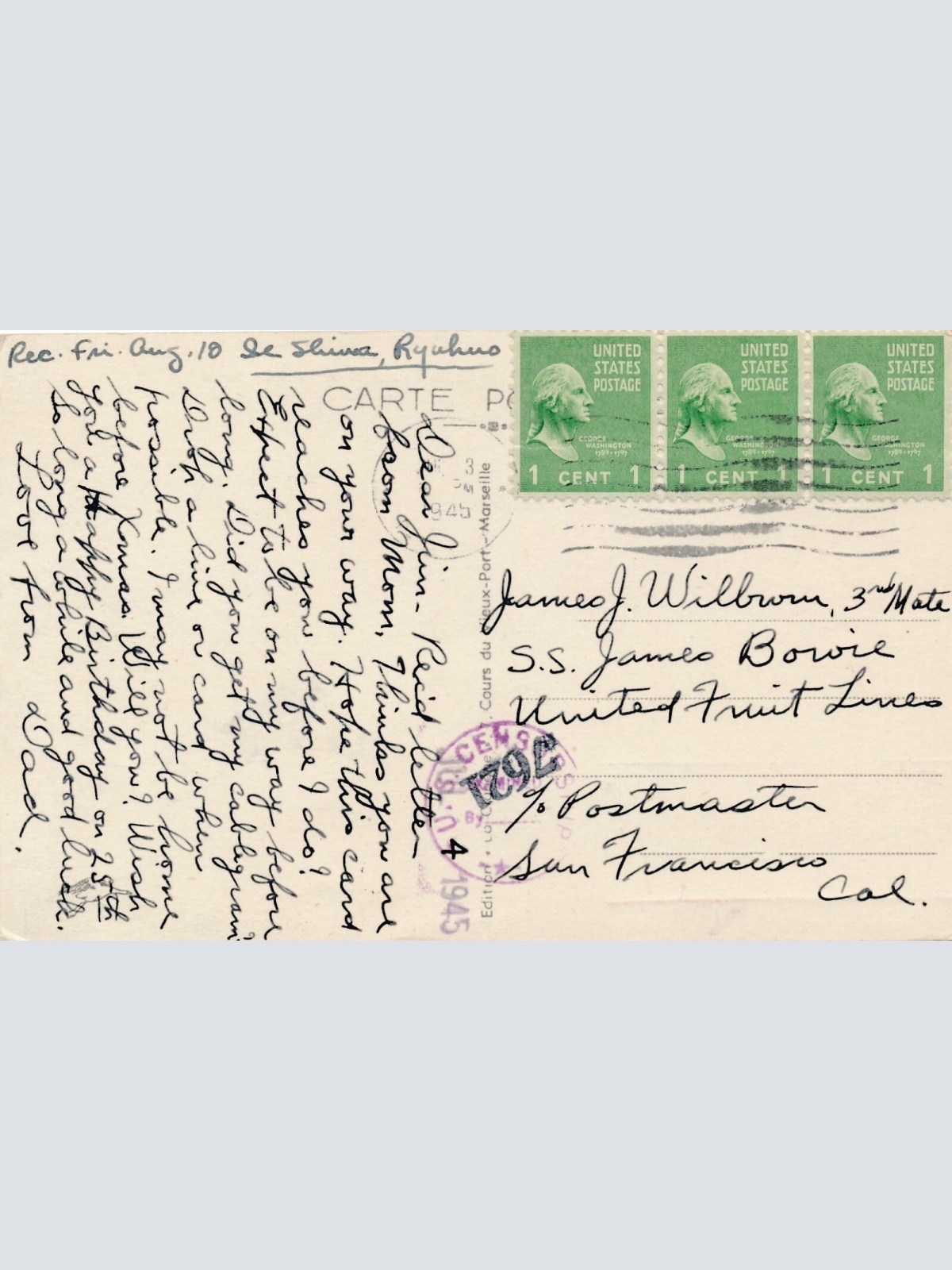 AK aus Marseille Frankreich Ansichtskarte (8613)