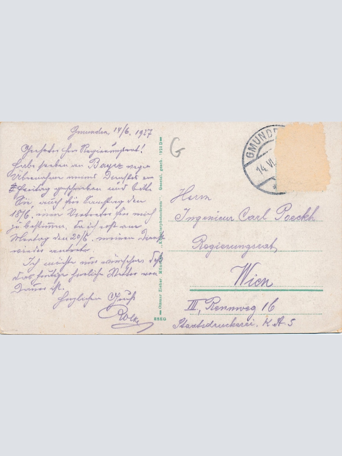 AK aus Gmunden mit Schloß Ort Oberösterreich Ansichtskarte (8459)