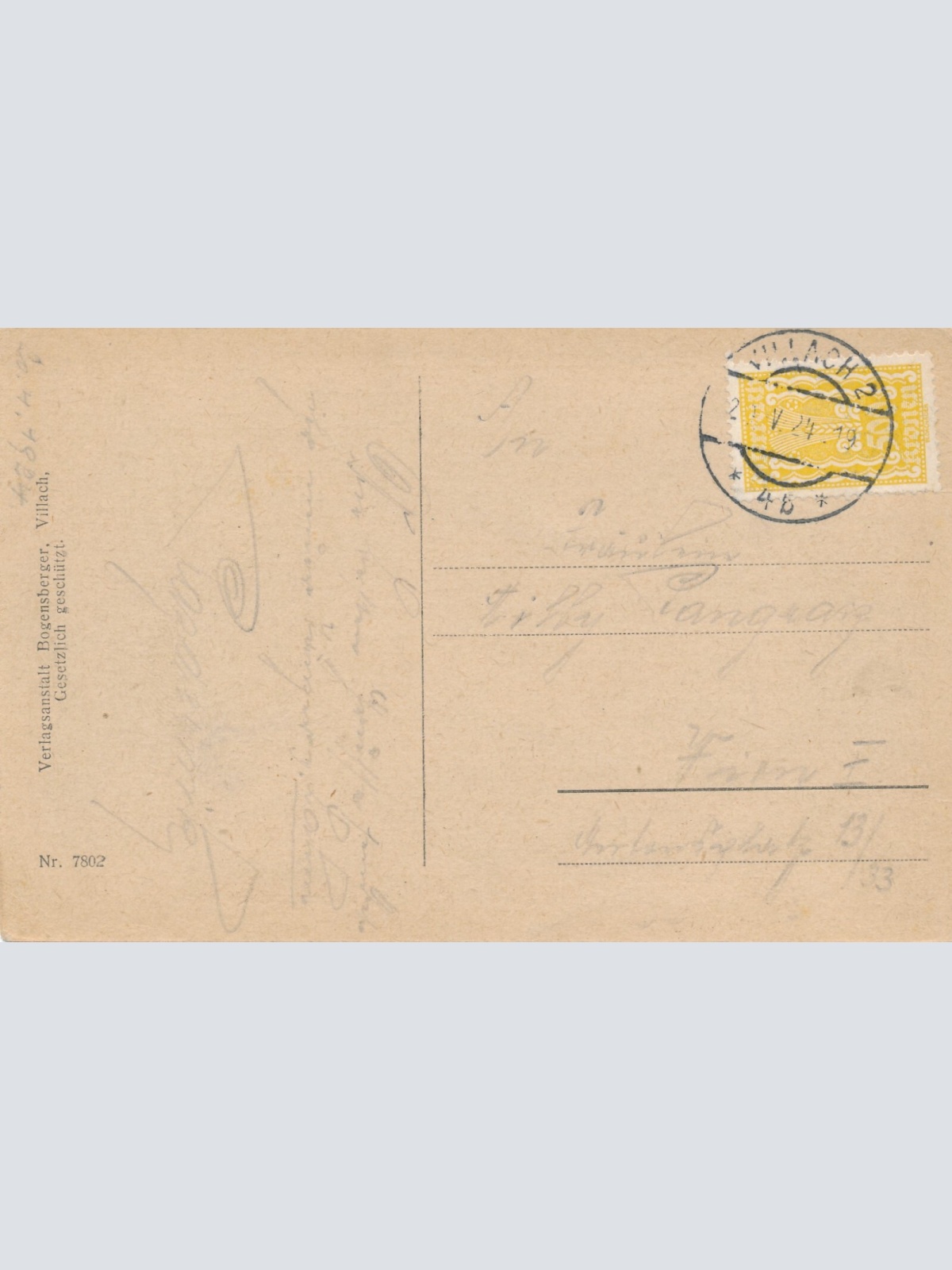 AK aus Villach Kärnten Ansichtskarte (8427)