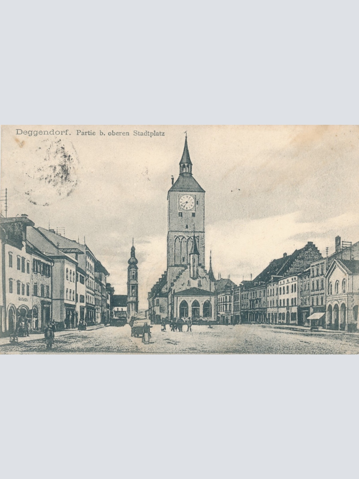 AK aus Deggendorf Stadtplatz Bayern Ansichtskarte (8413)