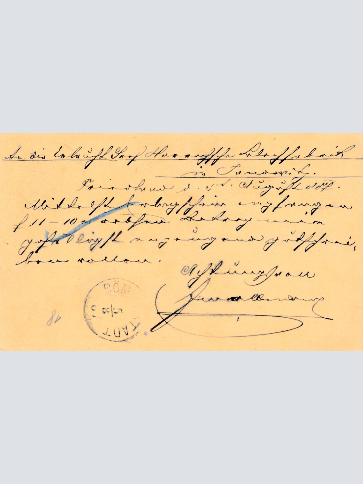 2 Kreuzer Ganzsachen - Karte 1887 aus Friedland (8399)