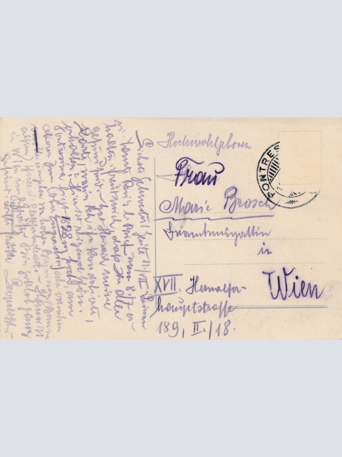 AK aus Pontresina gegen Albula Italien Ansichtskarte (8402)