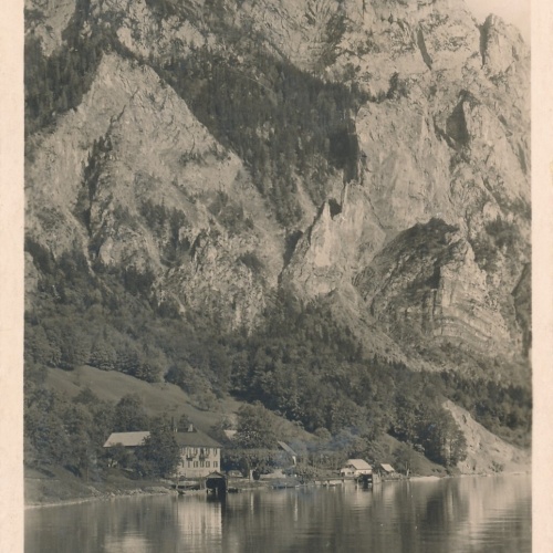 AK aus Gmunden mit Traunstein Oberösterreich Ansichtskarte (8444)