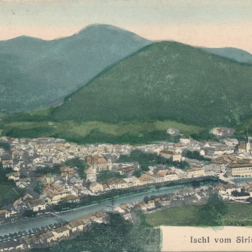 AK aus Bad Ischl vom Siriuskogel Oberösterreich Ansichtskarte (8436)