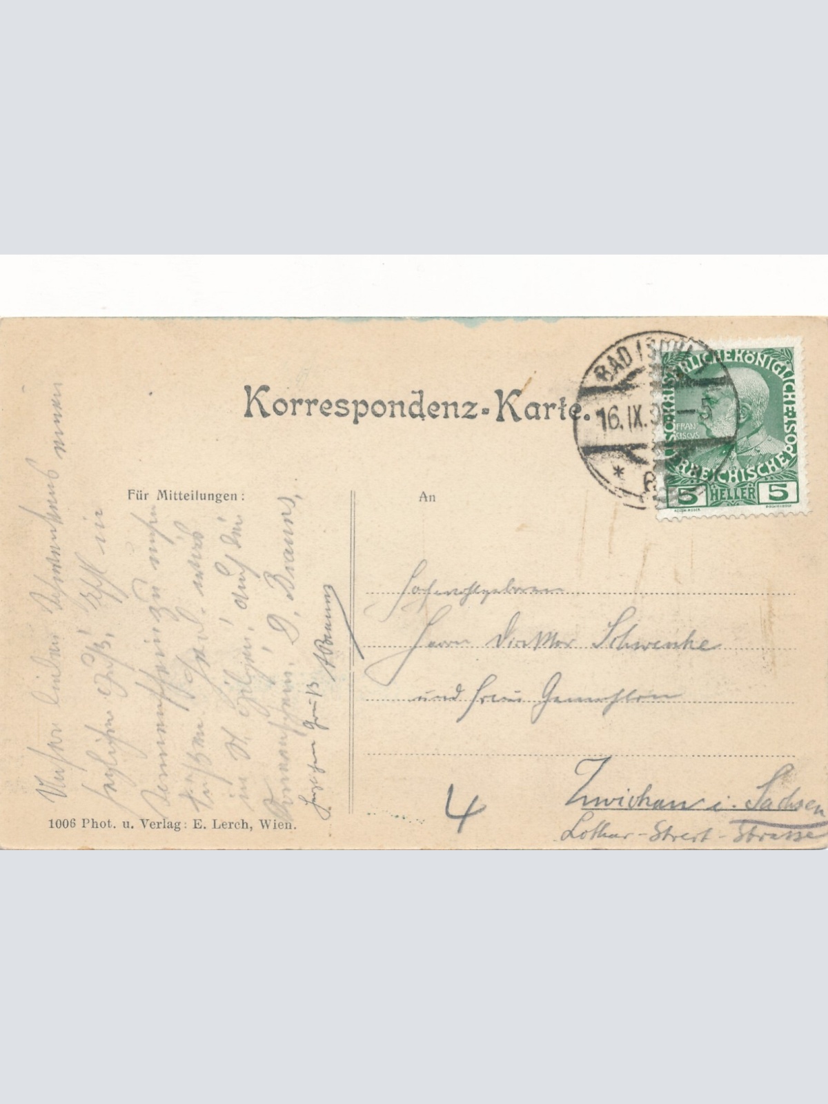 AK aus Bad Ischl vom Siriuskogel Oberösterreich Ansichtskarte (8436)