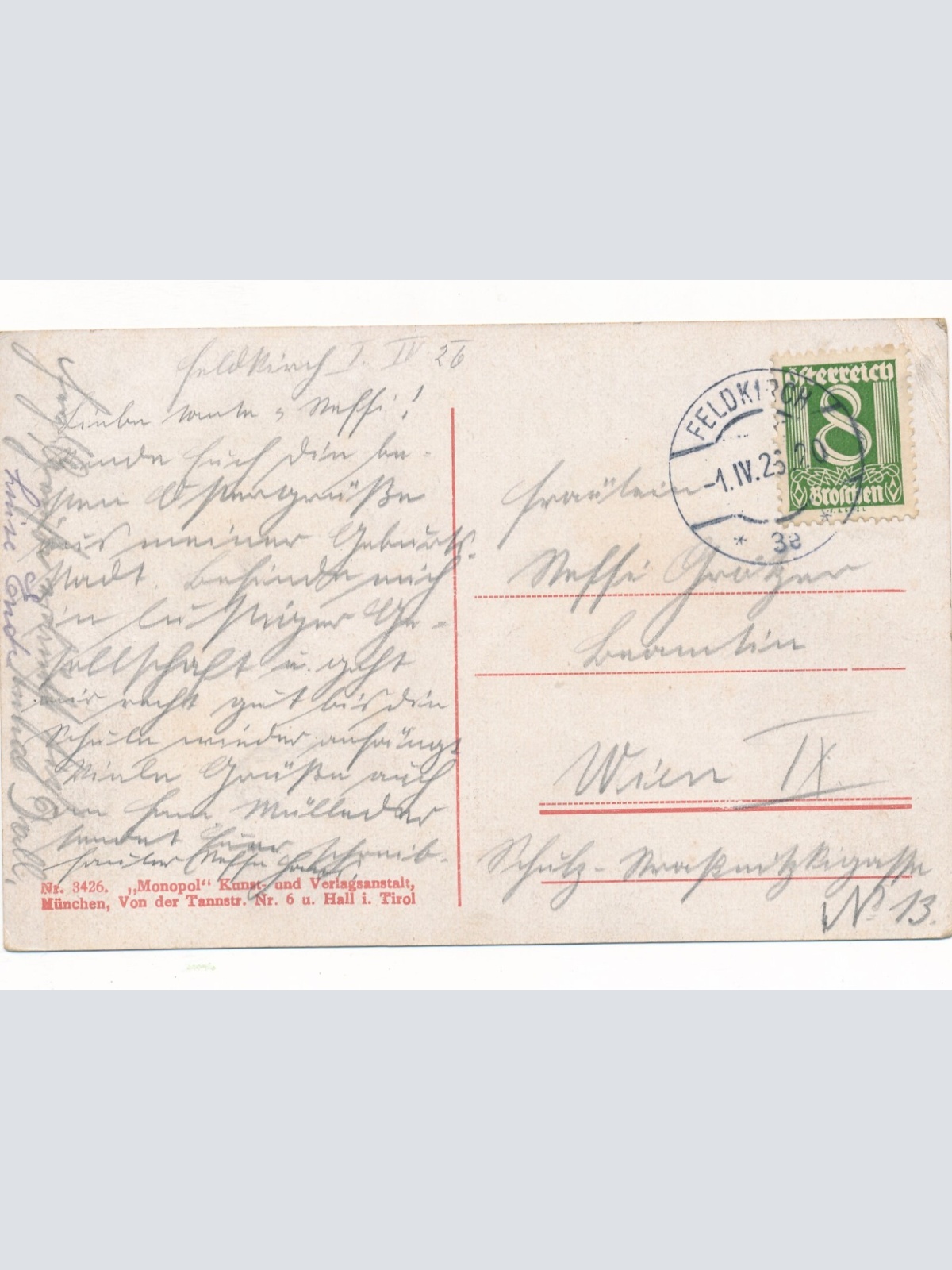 AK aus Feldkirch Vorarlberg Ansichtskarte (8339)