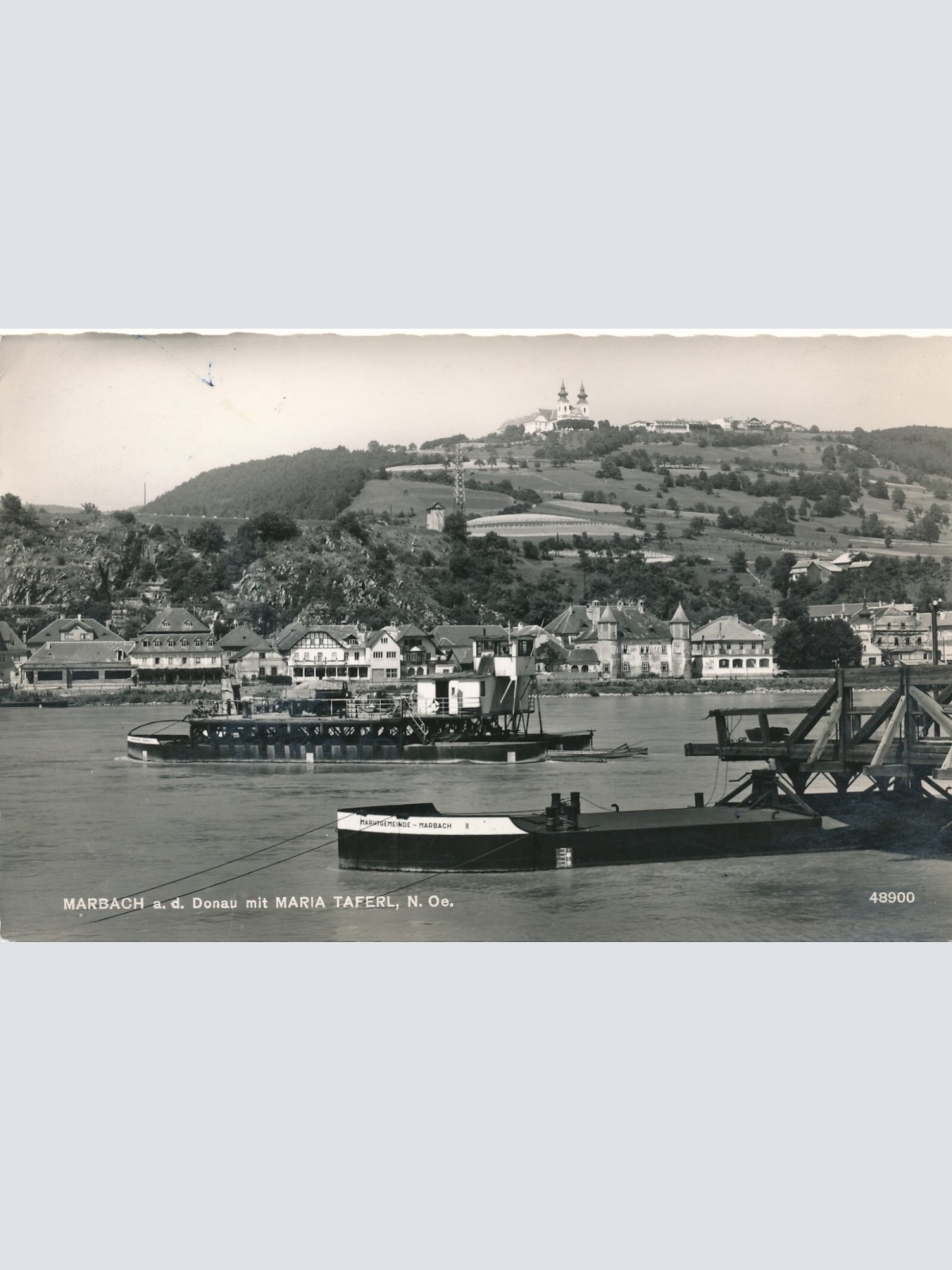 AK aus Marbach mit Dampfer Niederösterreich Ansichtskarte (8360)