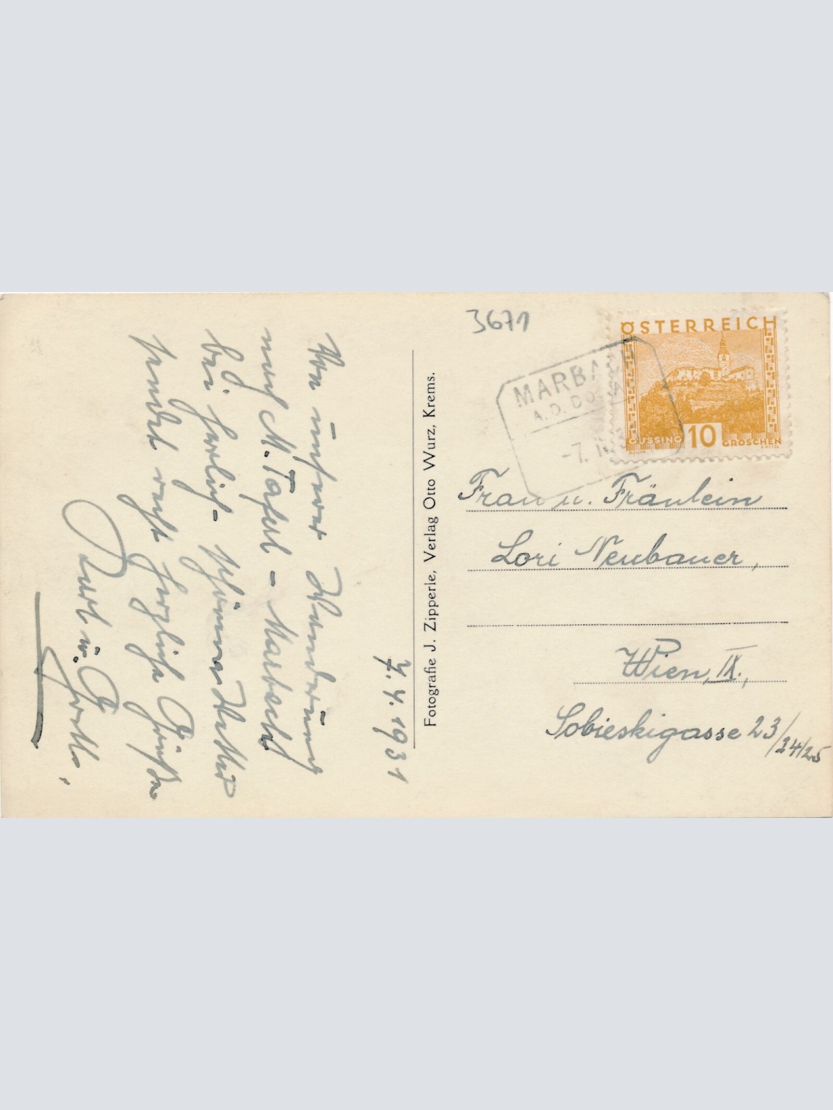 AK aus Marbach mit Maria Taferl Niederösterreich Ansichtskarte (8361)