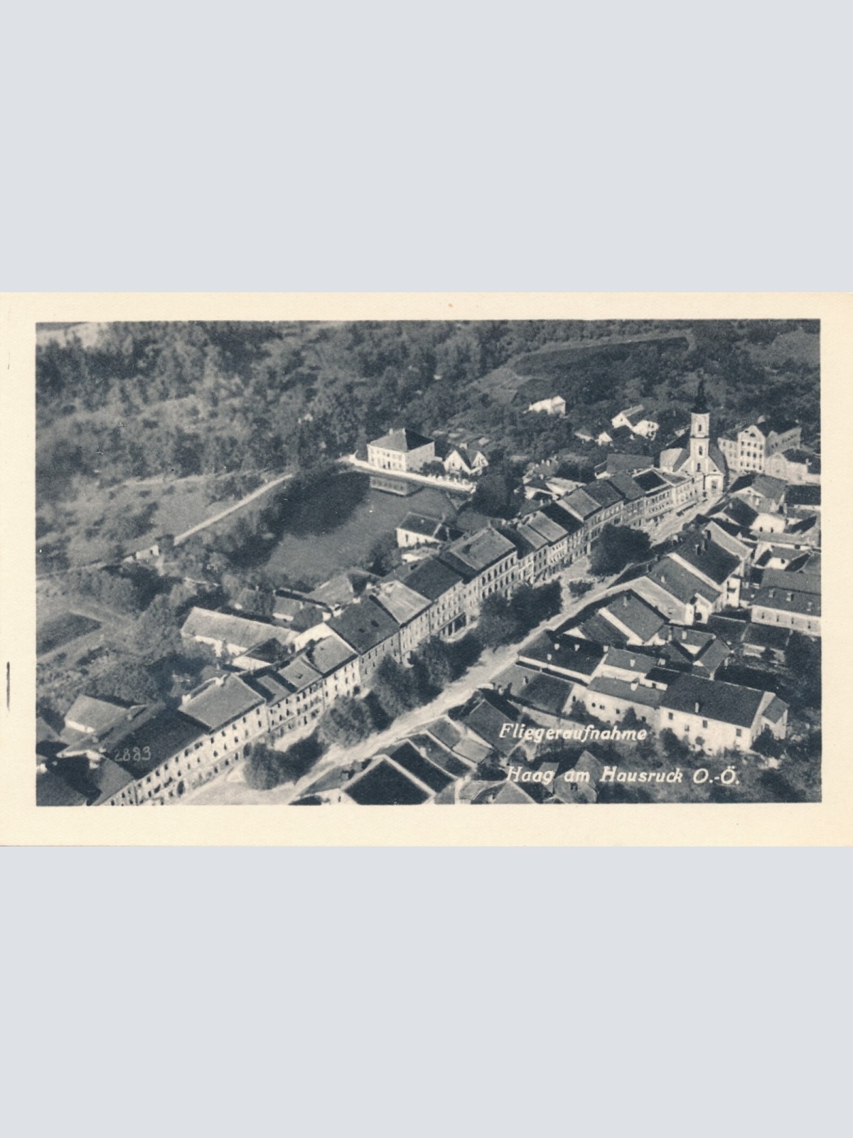 AK aus Haag am Hausruck Fliegeraufnahme Oberösterreich Ansichtskarte (8921)