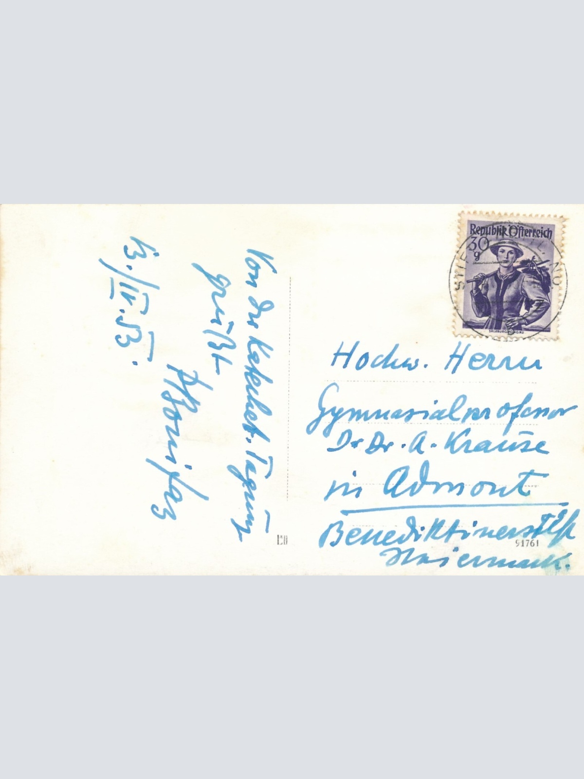 AK aus Zwettl mit Stift Fliegeraufnahme Niederösterreich Ansichtskarte (8377)