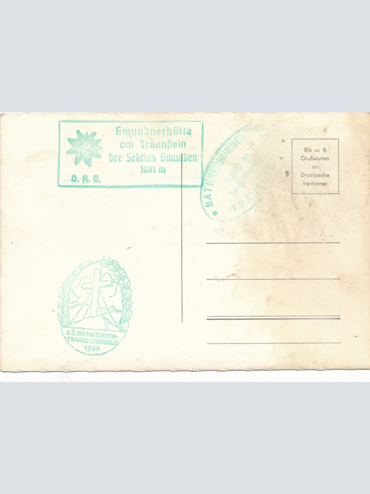 AK vom Traunstein in Gmunden Oberösterreich Ansichtskarte (8881)