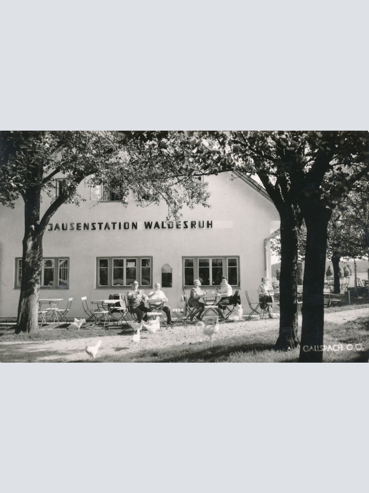 AK aus Gallspach mit Jausenstation Waldesruh Oberösterreich Ansichtskarte (8876)