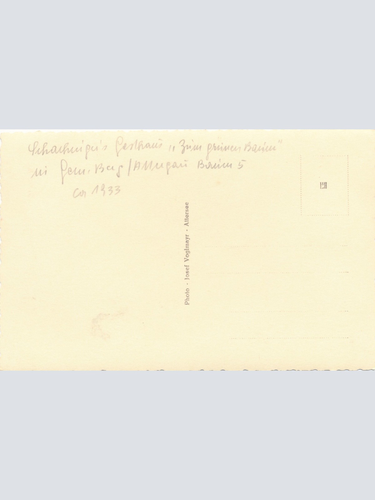 AK aus Baum imAttergau mit Gasthaus Schachin Oberösterreich Ansichtskarte (8870)