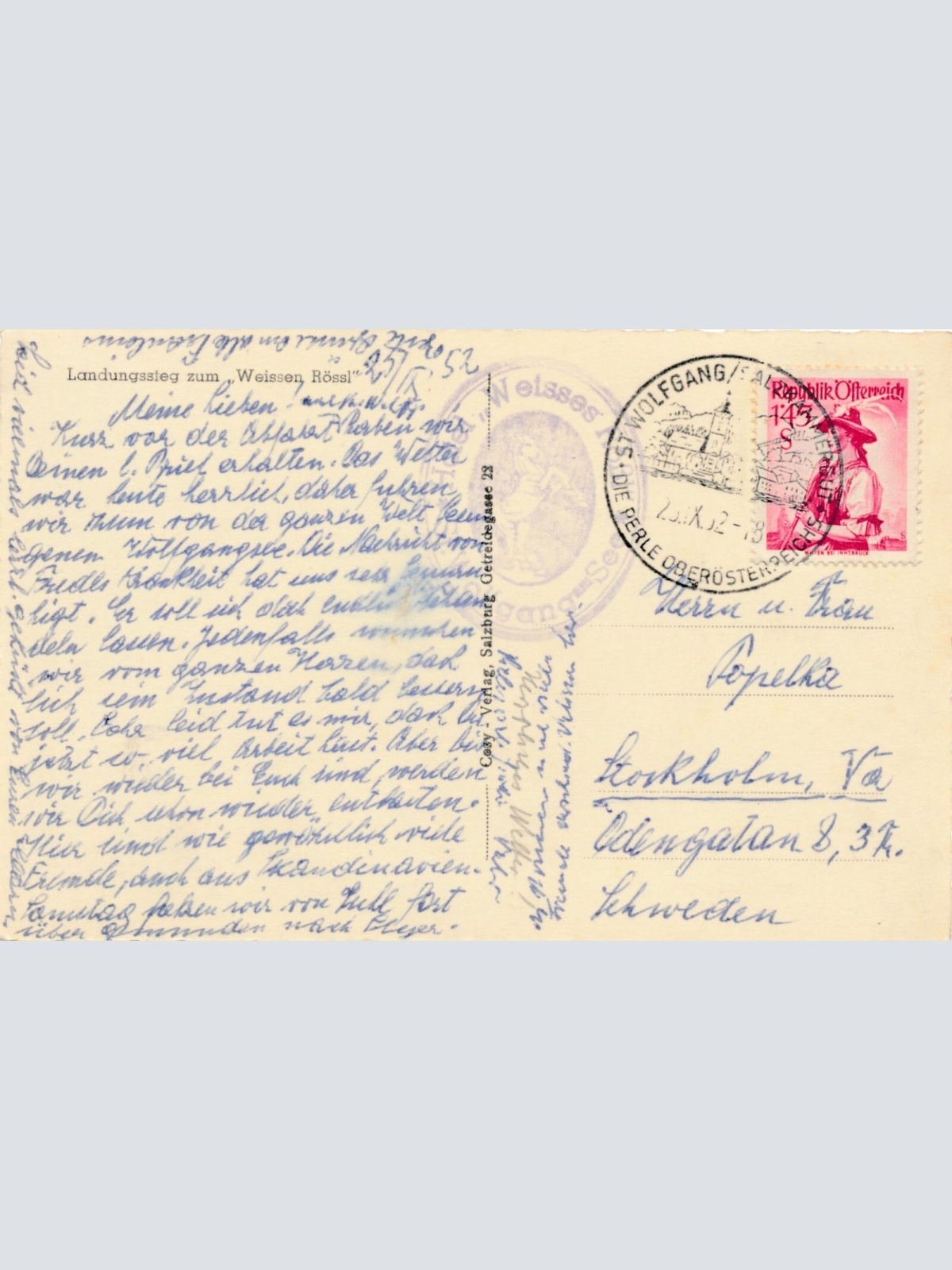 AK aus St. Wolfgang Oberösterreich Ansichtskarte (8914)