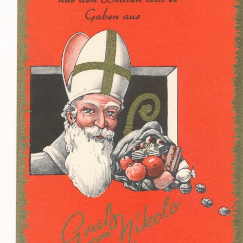 Motiv - Karte gruß vom Nikolaus (7227)