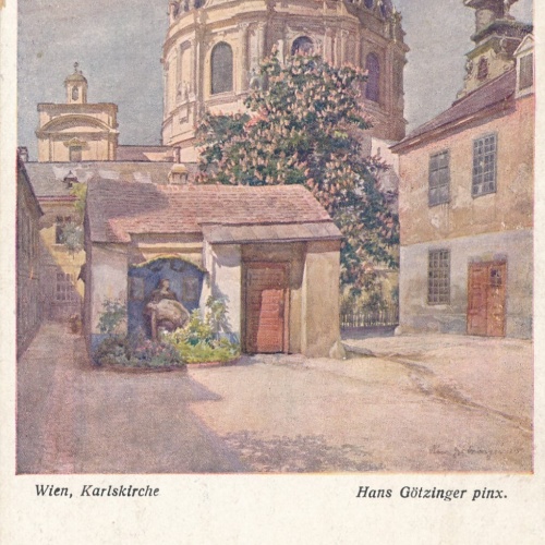 AK, Wien, Karlskirche (S2314)