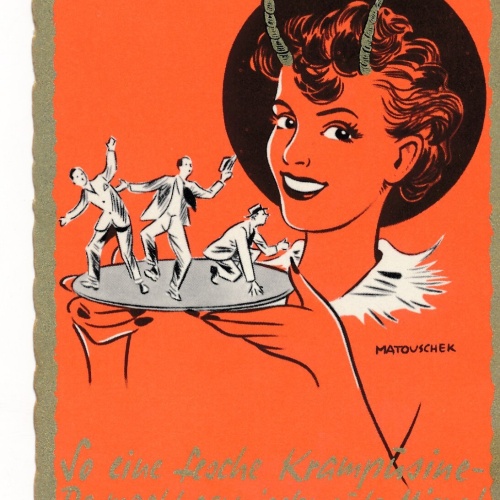 Motiv - Karte Fesche Krampusine (7218)