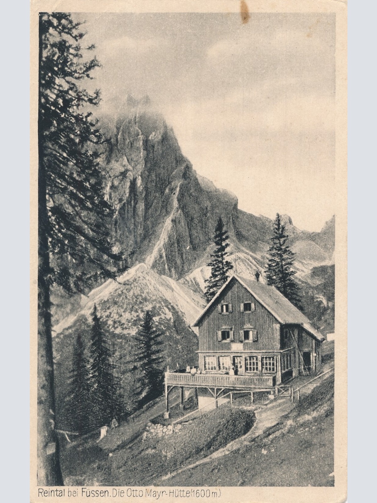 AK, Reintal bei Füssen, Die Otto Mayr-Hütte, Tirol (S2308)