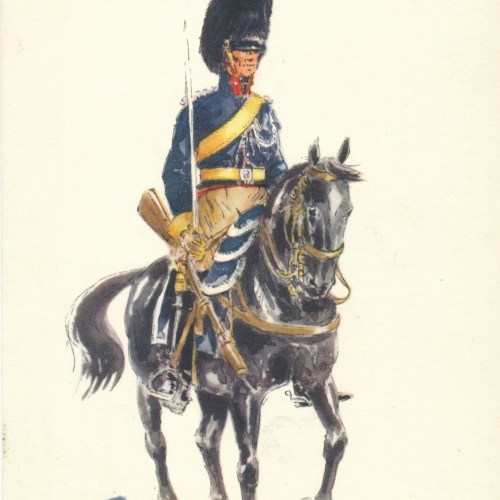 AK Uniform Belgien 1831 Gendarmerie Ansichtskarte (8745)