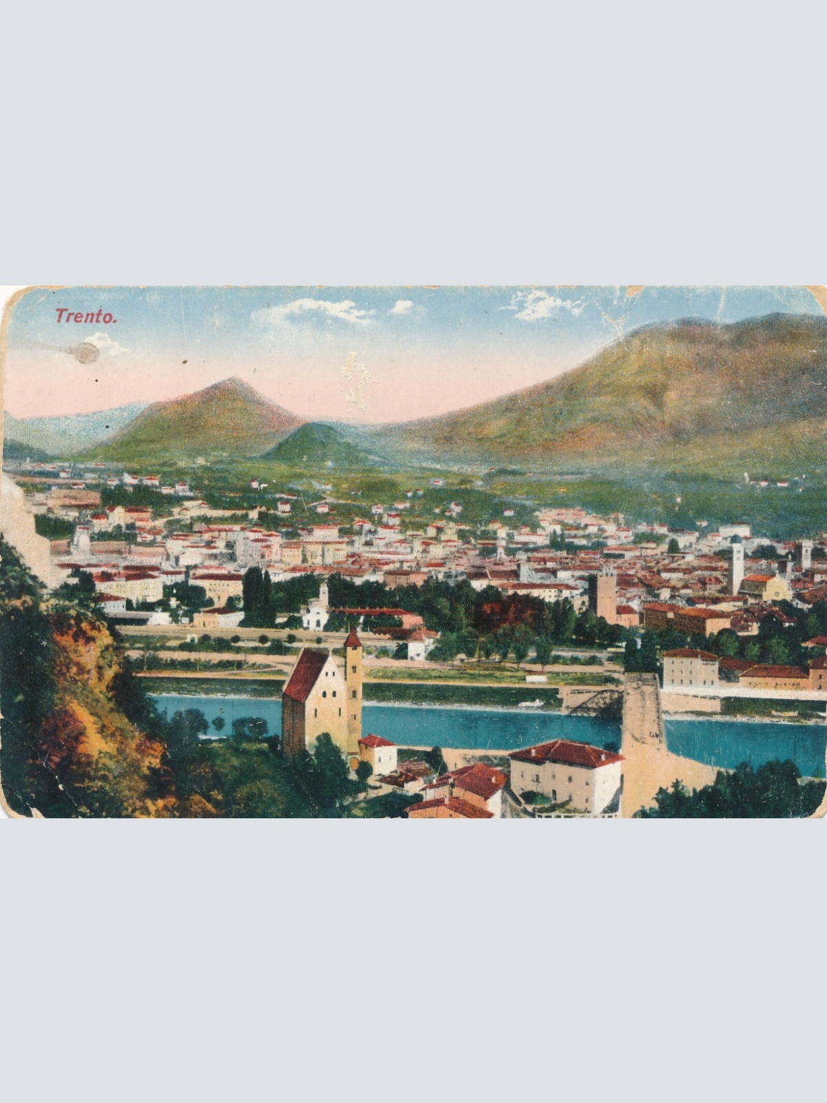 AK aus Trento Italien Ansichtskarte (8823)