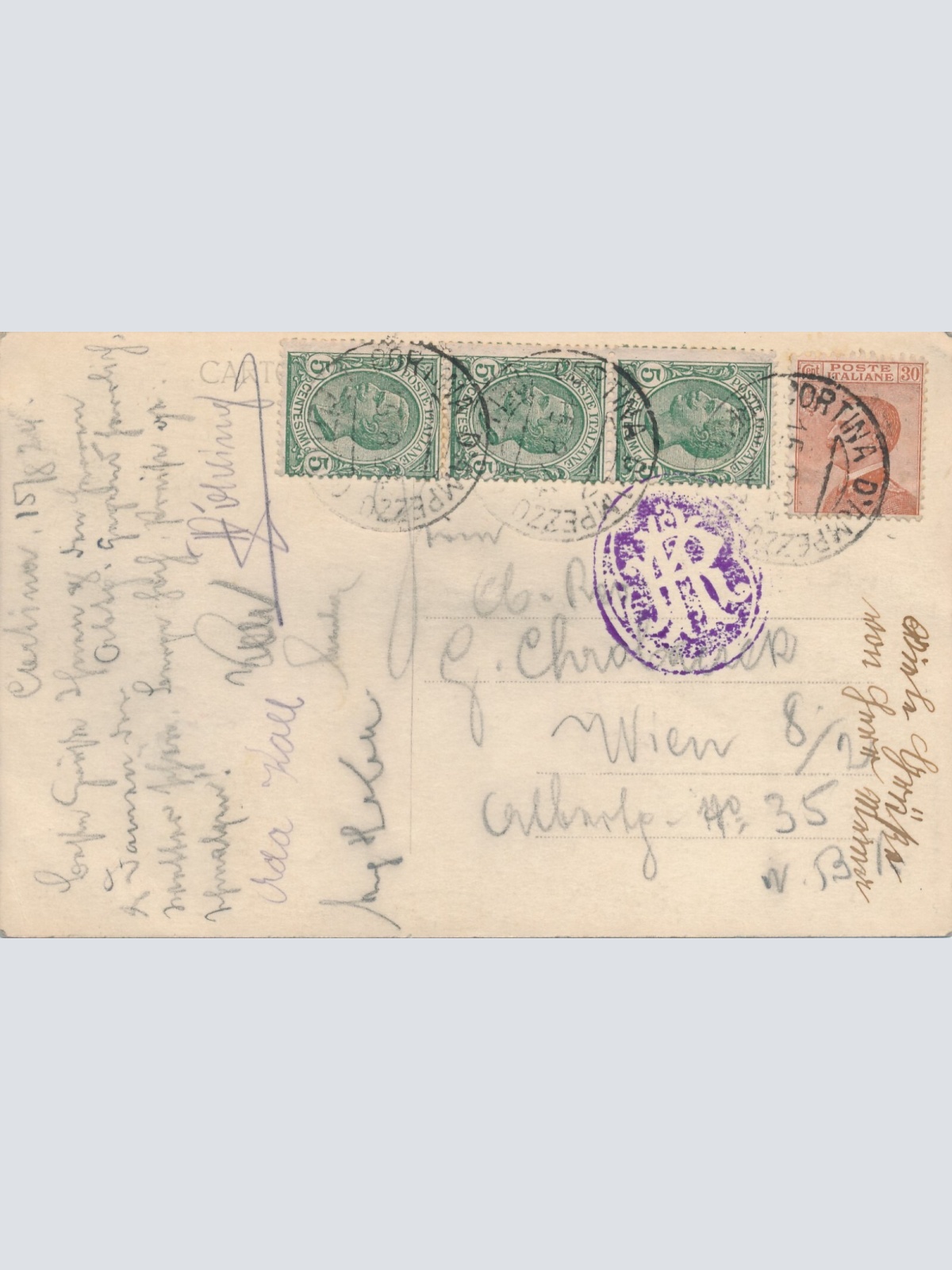 AK aus Cortina Tofrana Italien Ansichtskarte (8834)