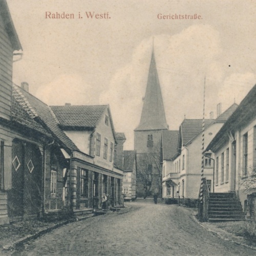 AK aus Rhaden i. Westfahlen Gerichtstraße NRW (7270)