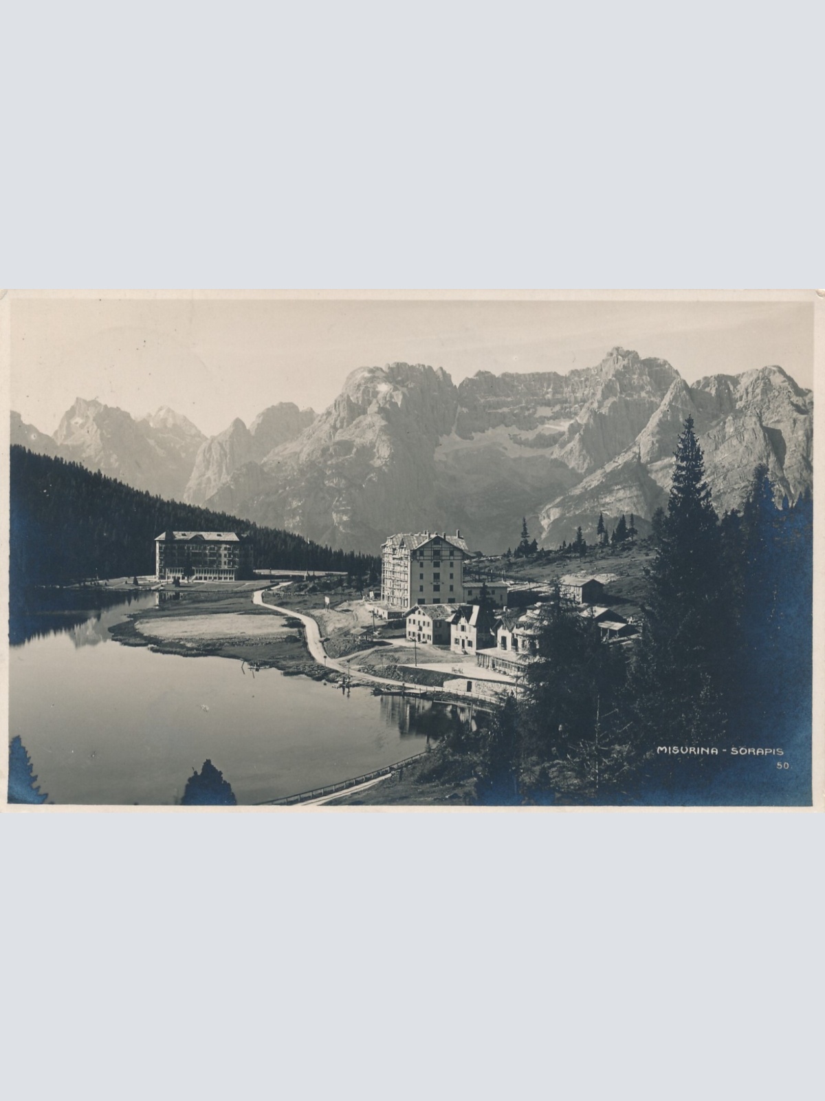 AK aus Misurina Sorapis Italien Ansichtskarte (8838)