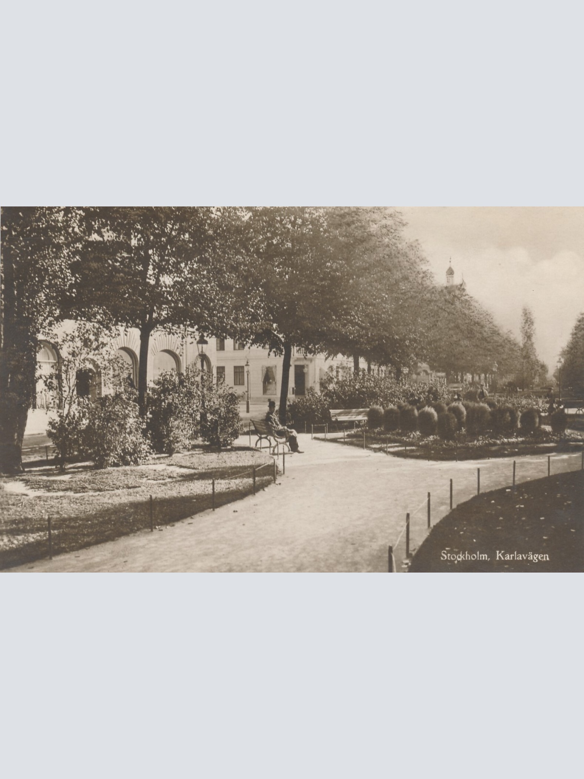 AK aus Stockholm Karlavägen Schweden (7377)