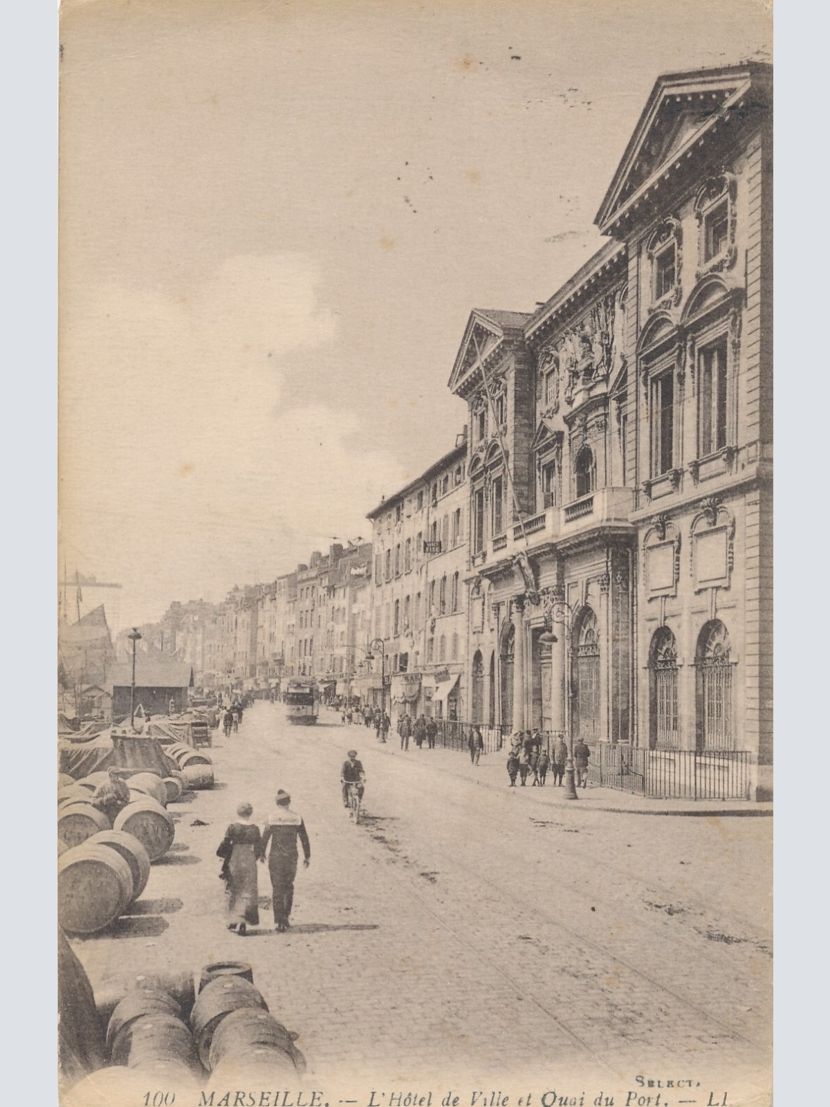 AK aus Marseille Straßenansicht Italien Ansichtskarte (8766)