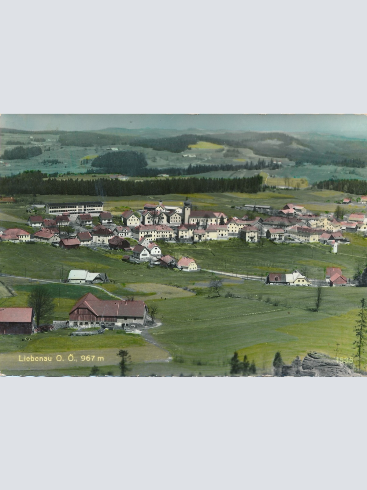 AK aus Liebenau Oberösterreich Fliegerfoto (J7)