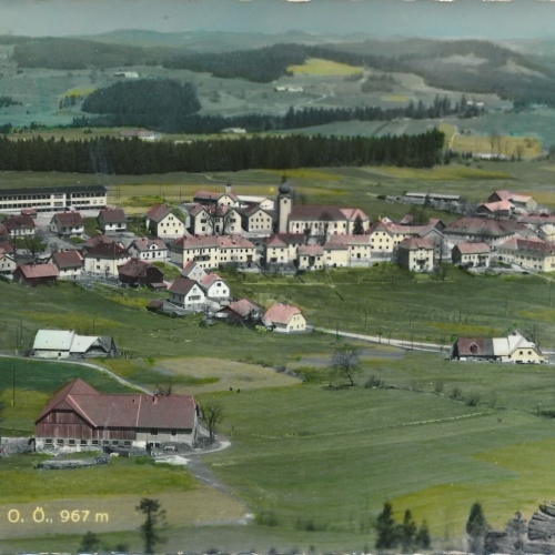 AK aus Liebenau Oberösterreich Fliegerfoto (J7)